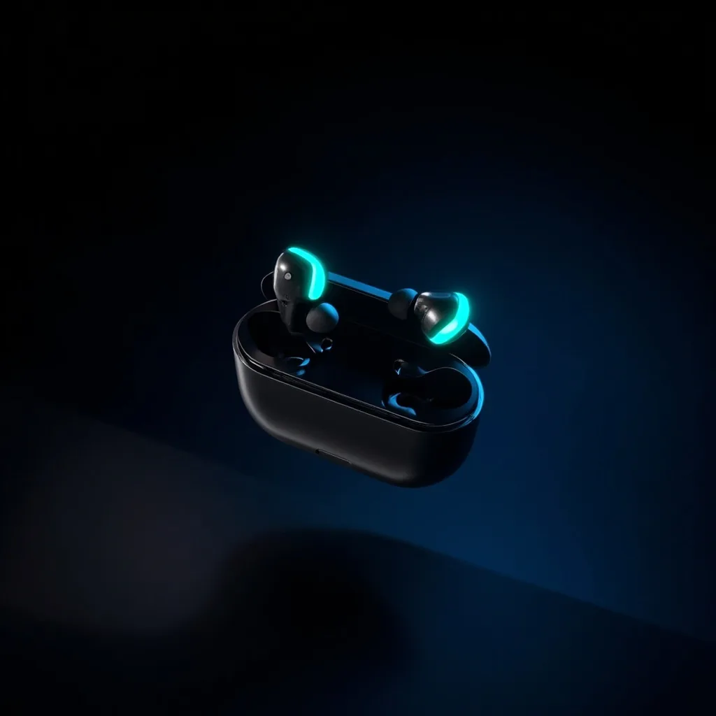 Charging case, open