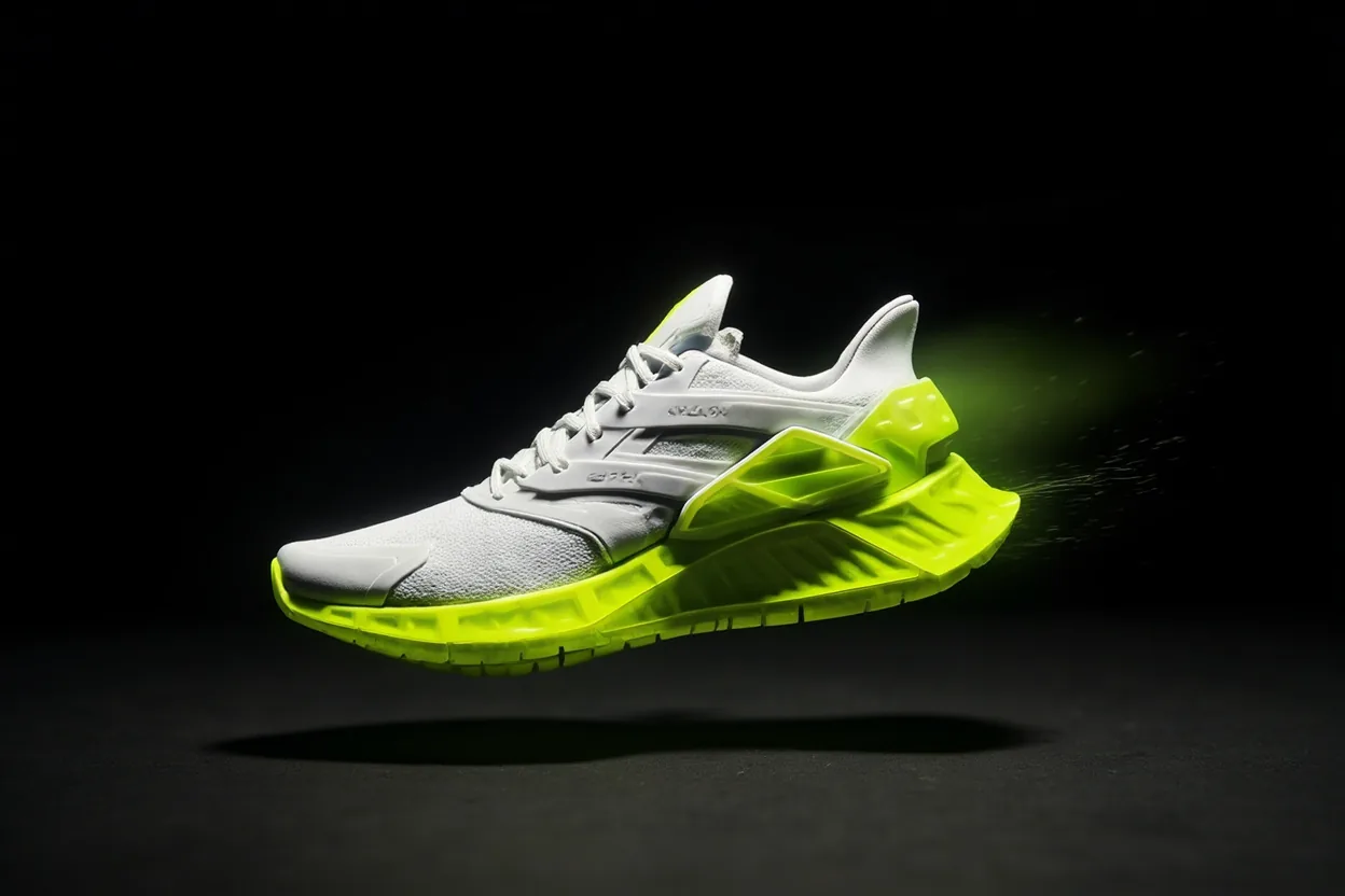 STRIDE ONE futuristic volt-yellow sneaker