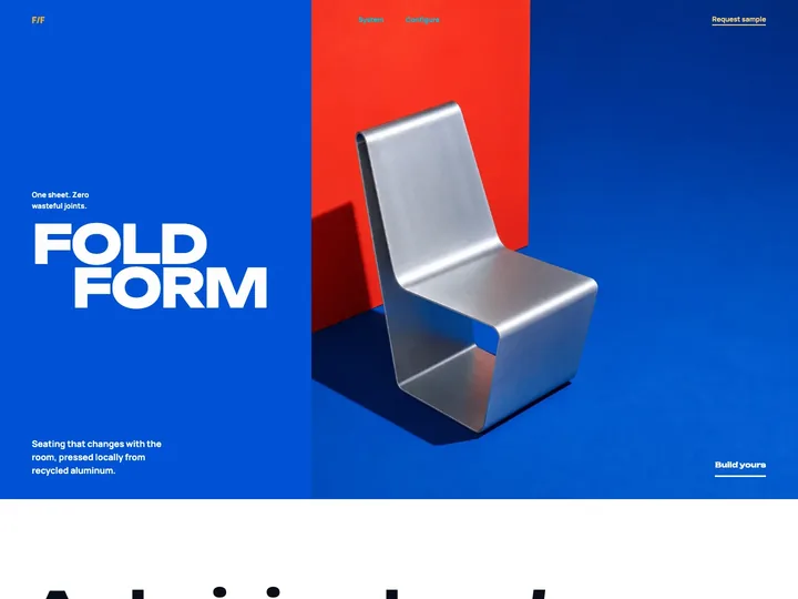 Превью работы «Foldform — модульное кресло»